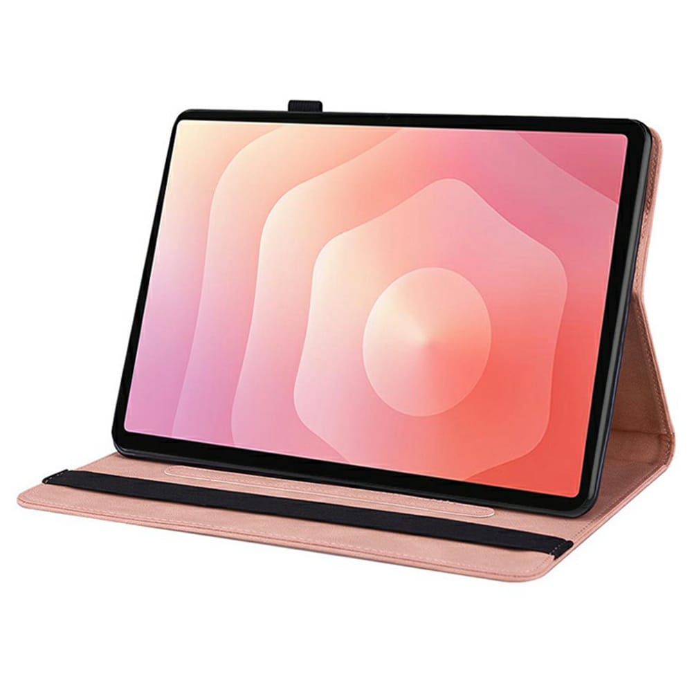 Samsung Galaxy Tab S11 Fodral med fjärilar, Rosa