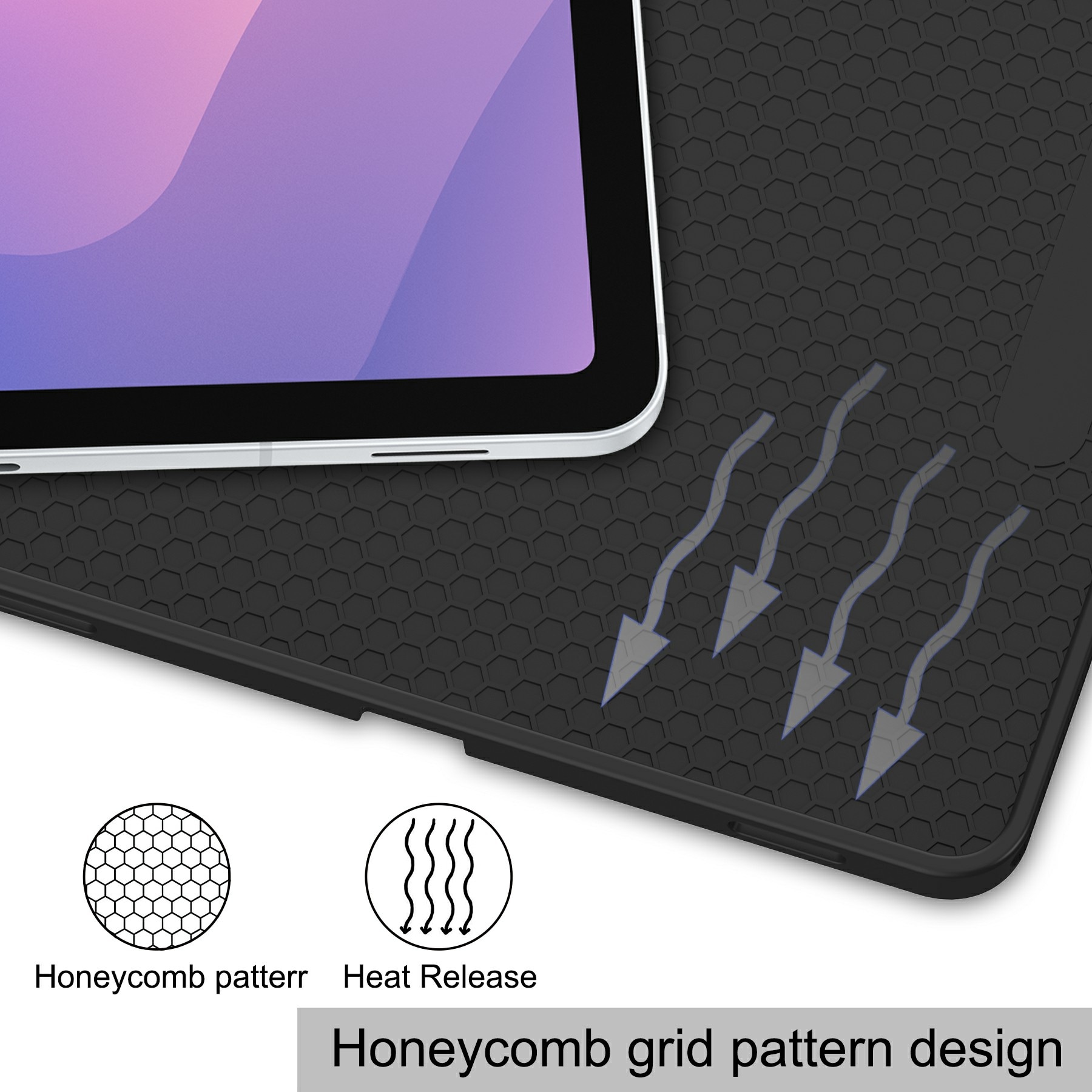 Samsung Galaxy Tab S11 Tri-fold Fodral med pennhållare, Svart
