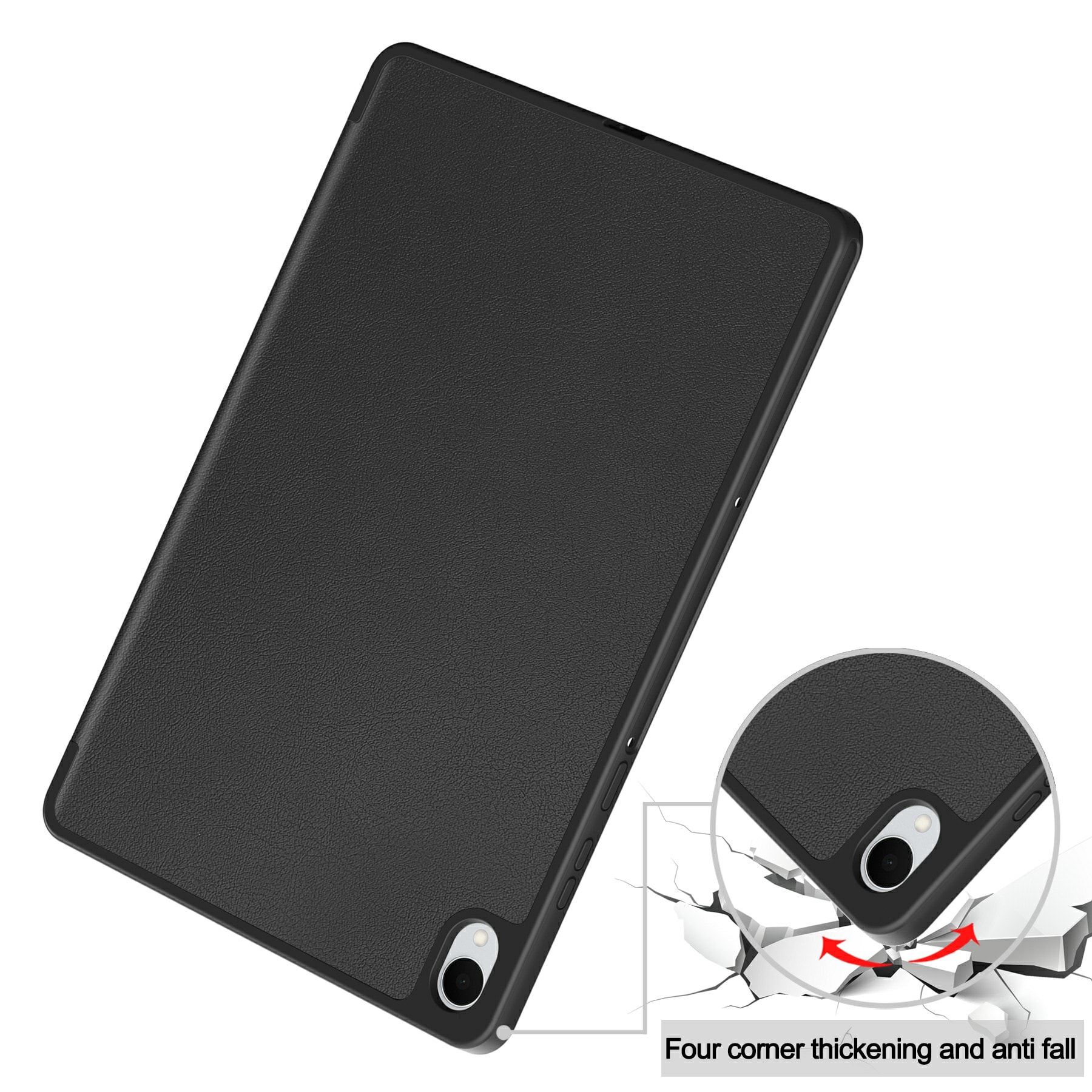 Samsung Galaxy Tab S11 Tri-fold Fodral med pennhållare, Svart