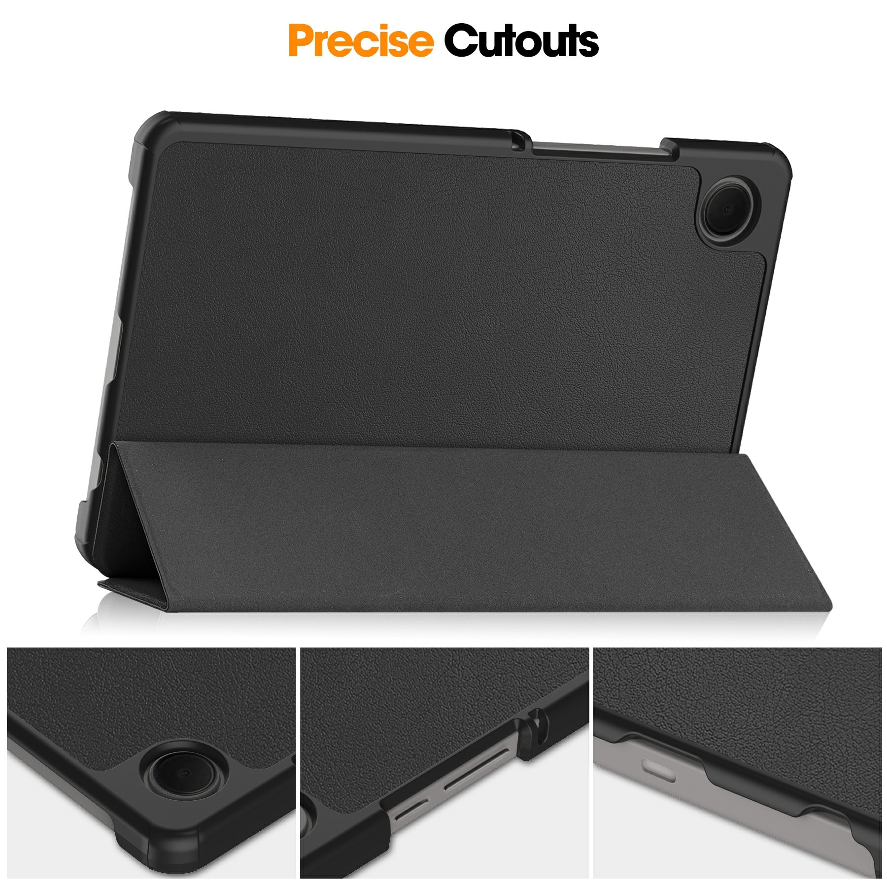 Samsung Galaxy Tab A11 Tri-Fold Fodral, Svart