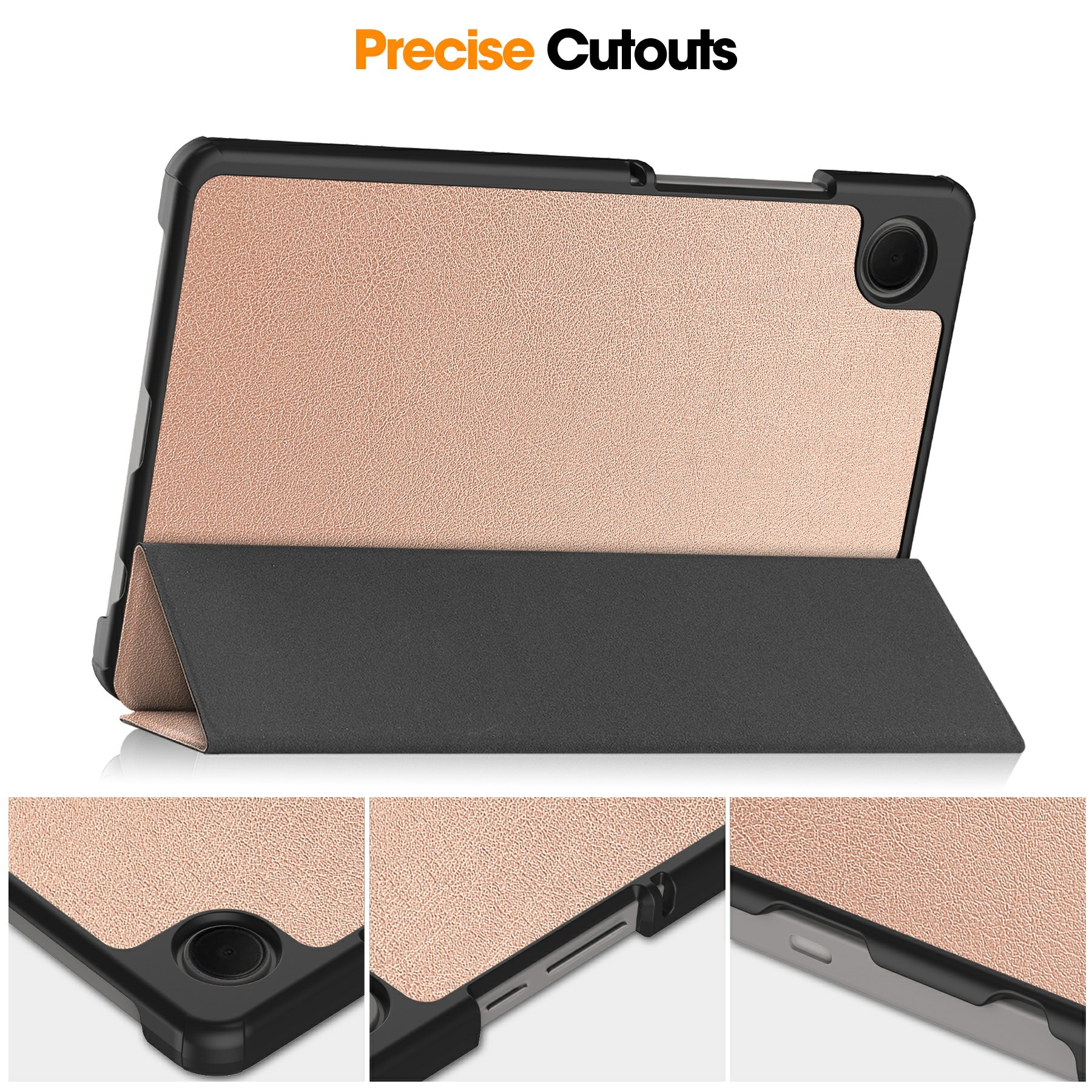 Samsung Galaxy Tab A11 Tri-Fold Fodral, Roséguld