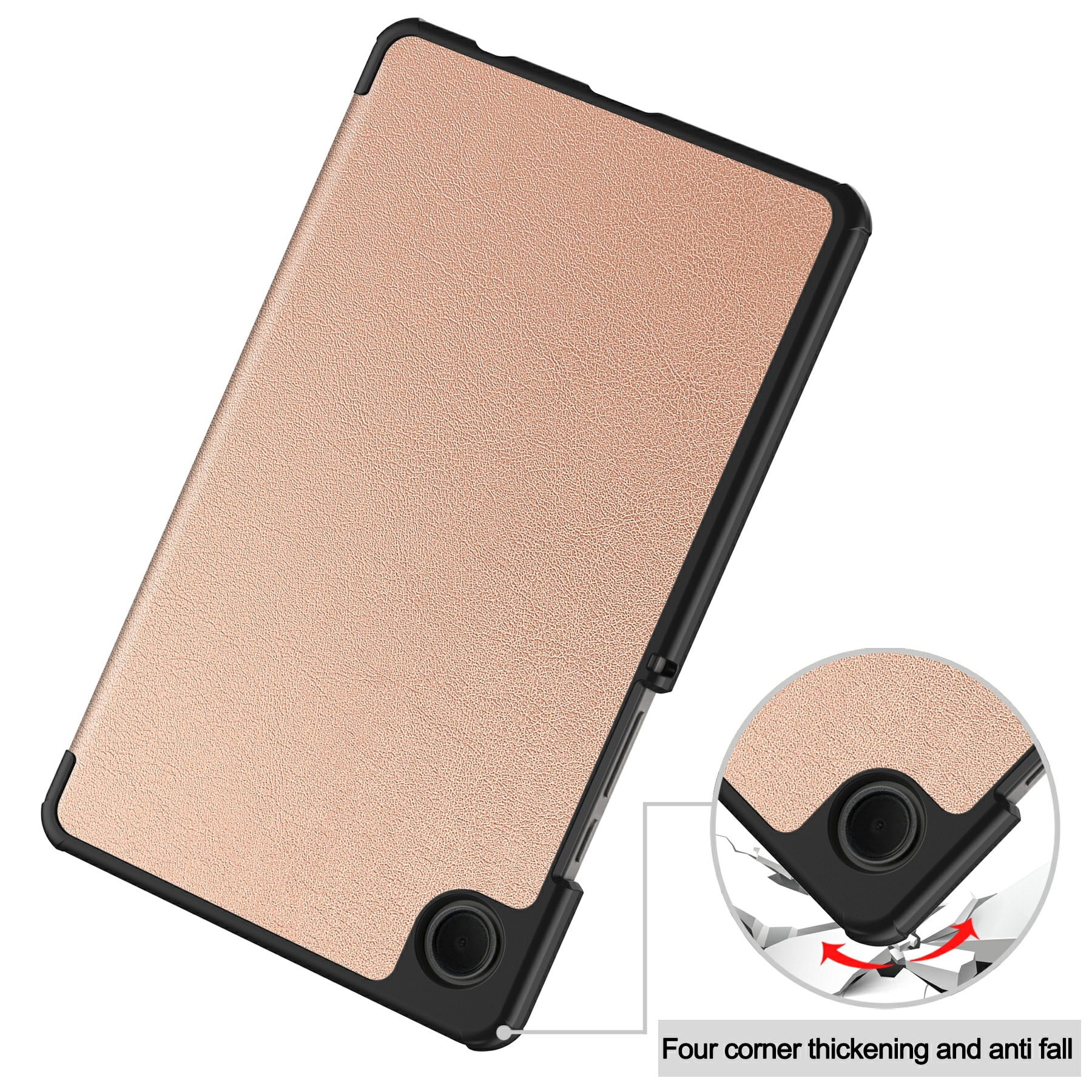 Samsung Galaxy Tab A11 Tri-Fold Fodral, Roséguld