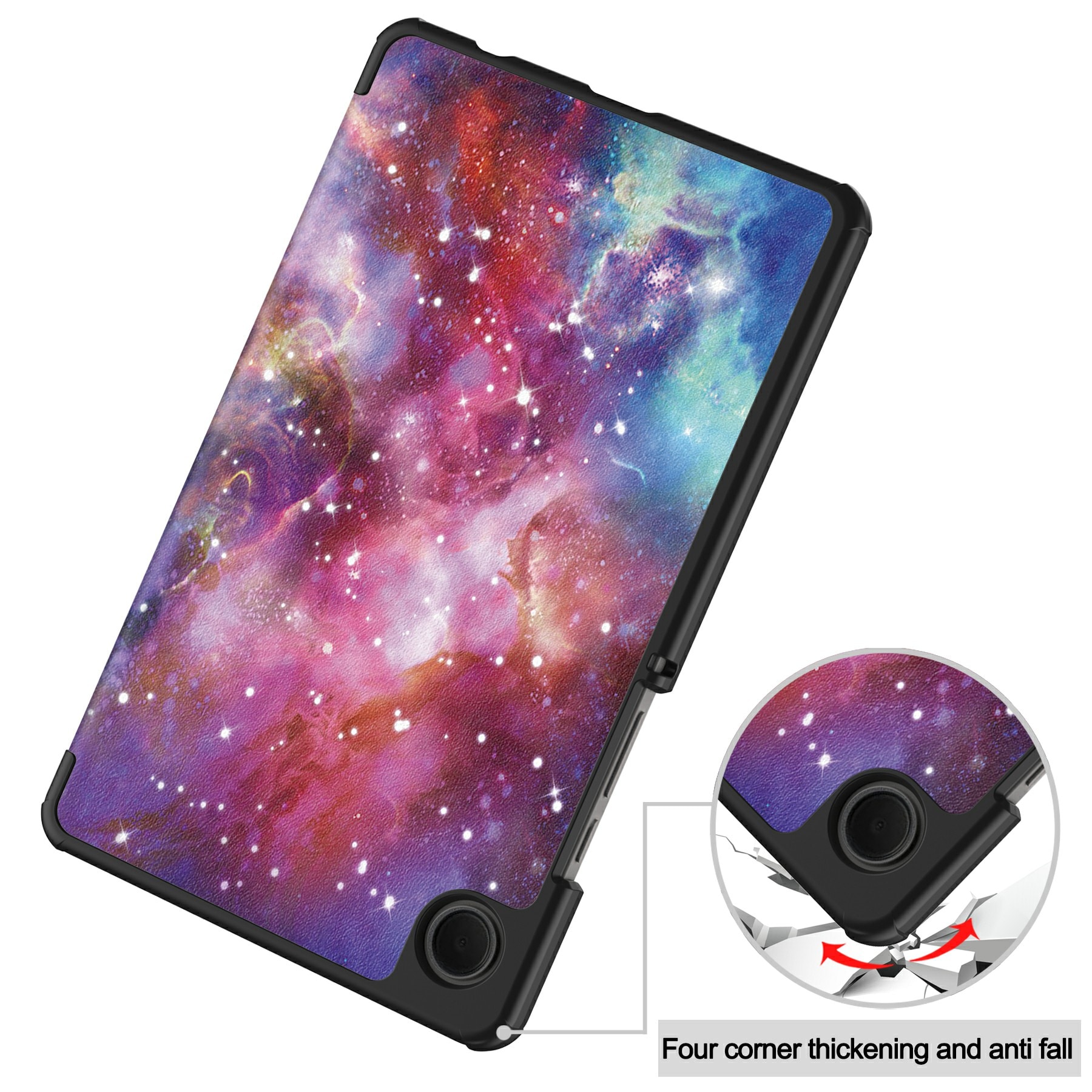 Samsung Galaxy Tab A11 Tri-Fold Fodral, Rymd