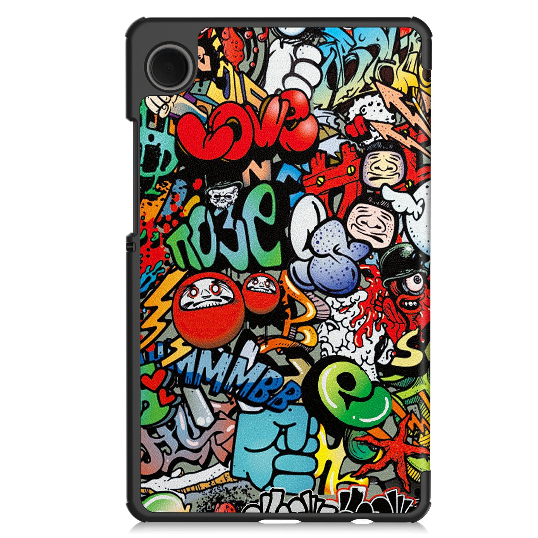 Samsung Galaxy Tab A11 Tri-Fold Fodral, Graffiti