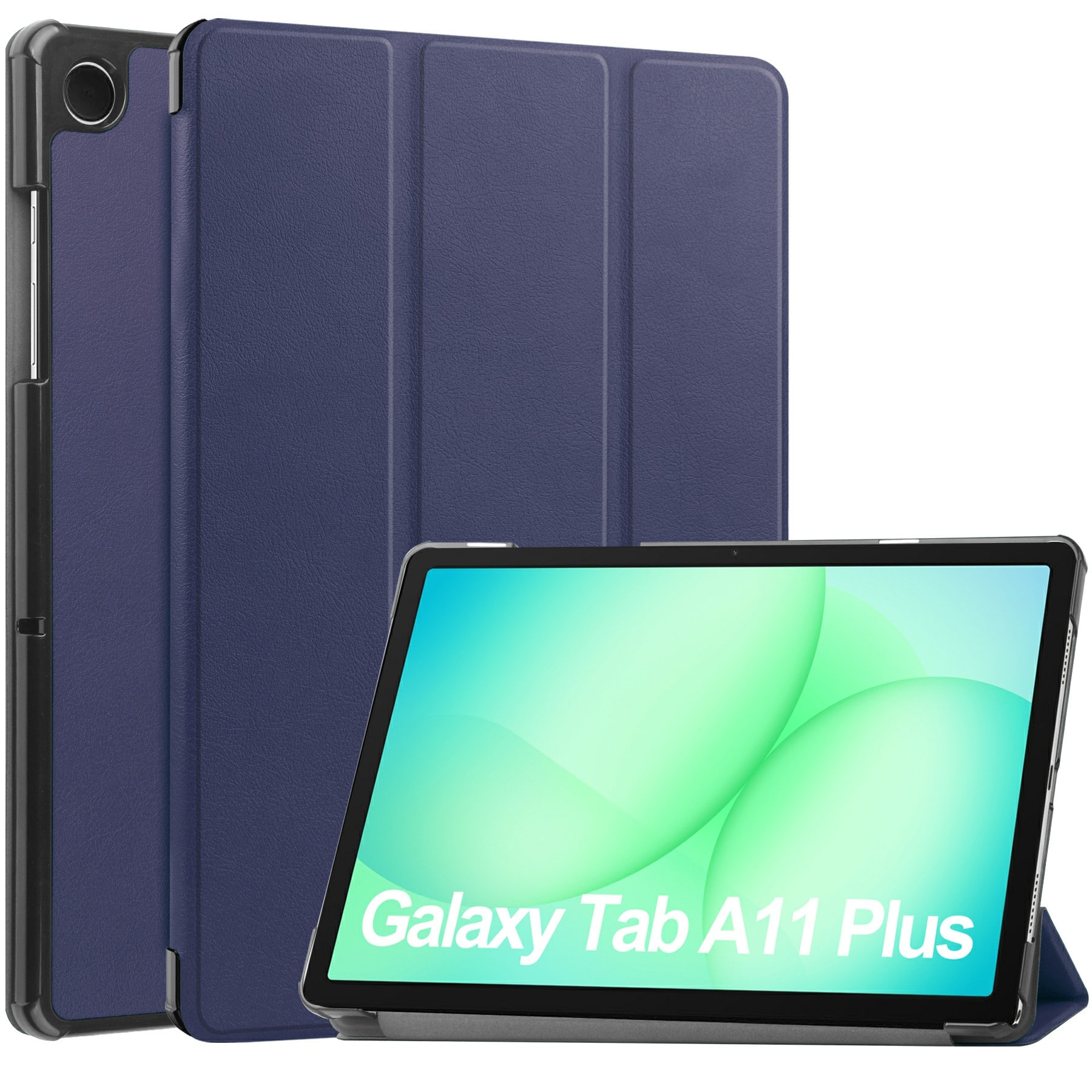 Samsung Galaxy Tab A11 Plus Tri-Fold Fodral, Blå