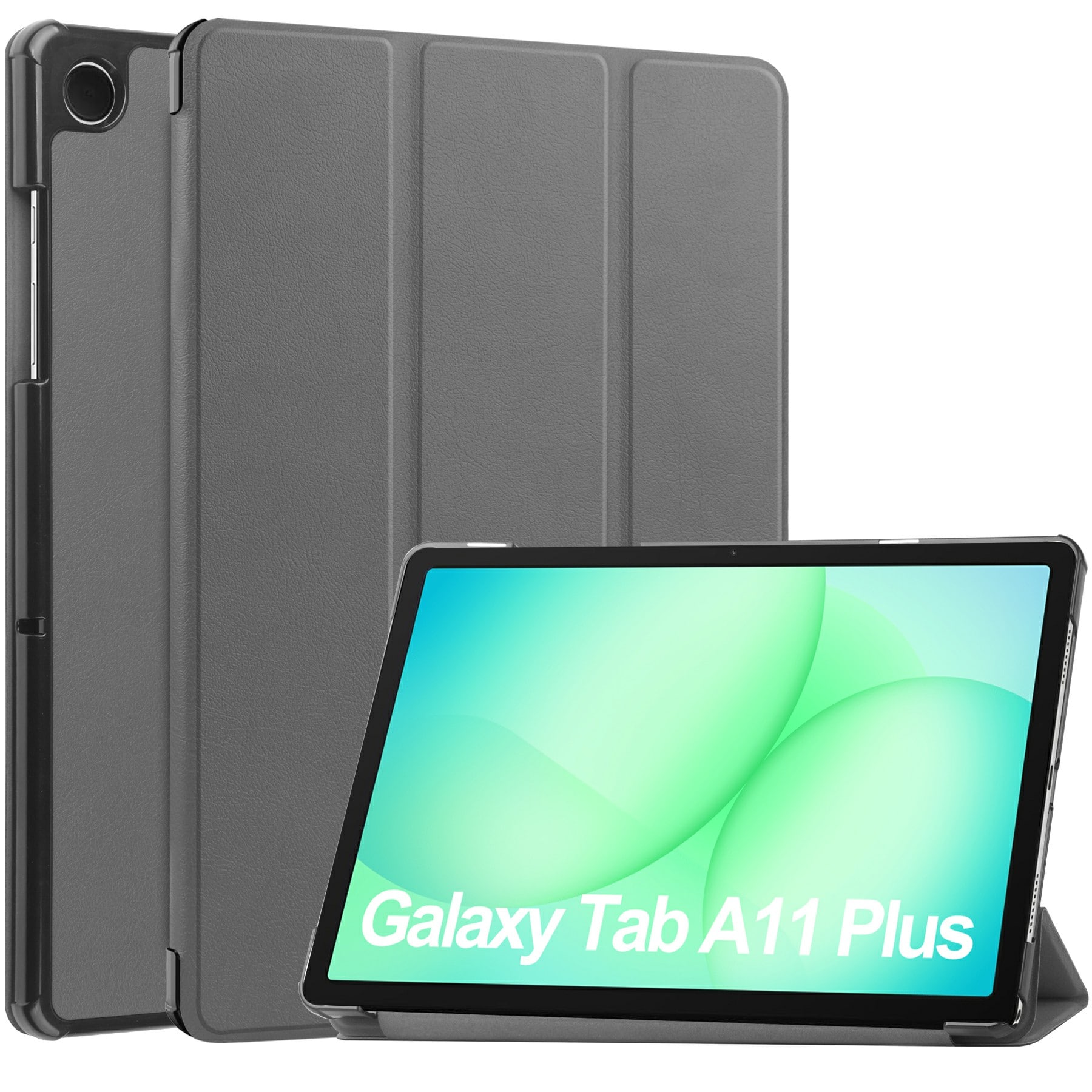 Samsung Galaxy Tab A11 Plus Tri-Fold Fodral, Grå
