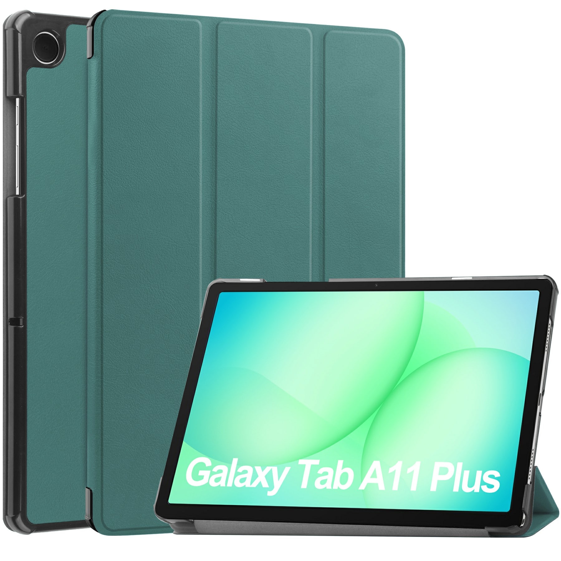 Samsung Galaxy Tab A11 Plus Tri-Fold Fodral, Röd