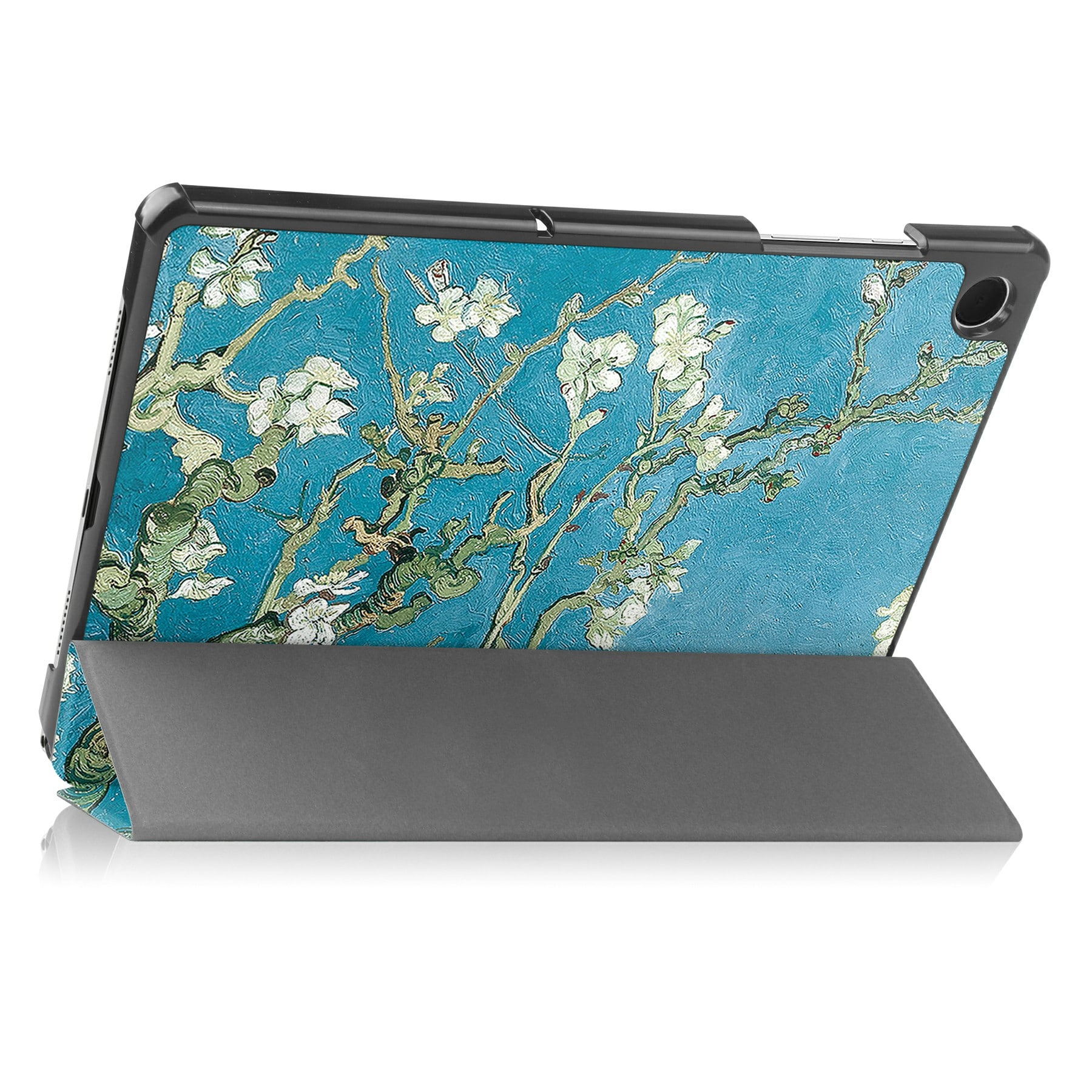 Samsung Galaxy Tab A11 Plus Tri-Fold Fodral,  körsbärsblommor