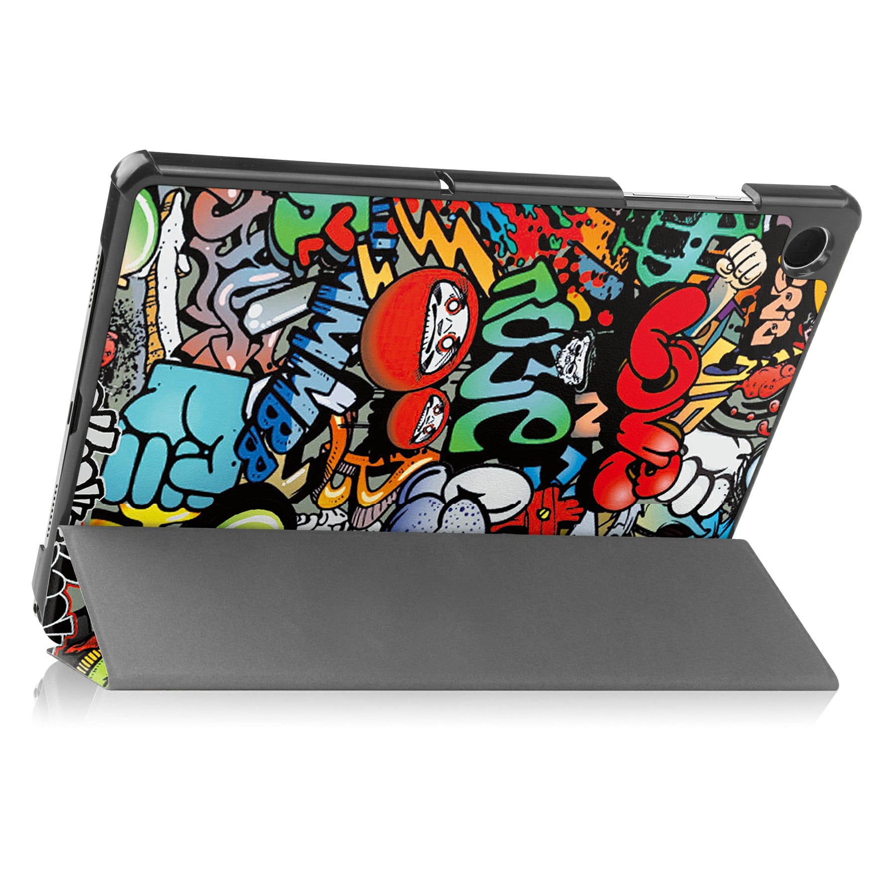 Samsung Galaxy Tab A11 Plus Tri-Fold Fodral, Graffiti