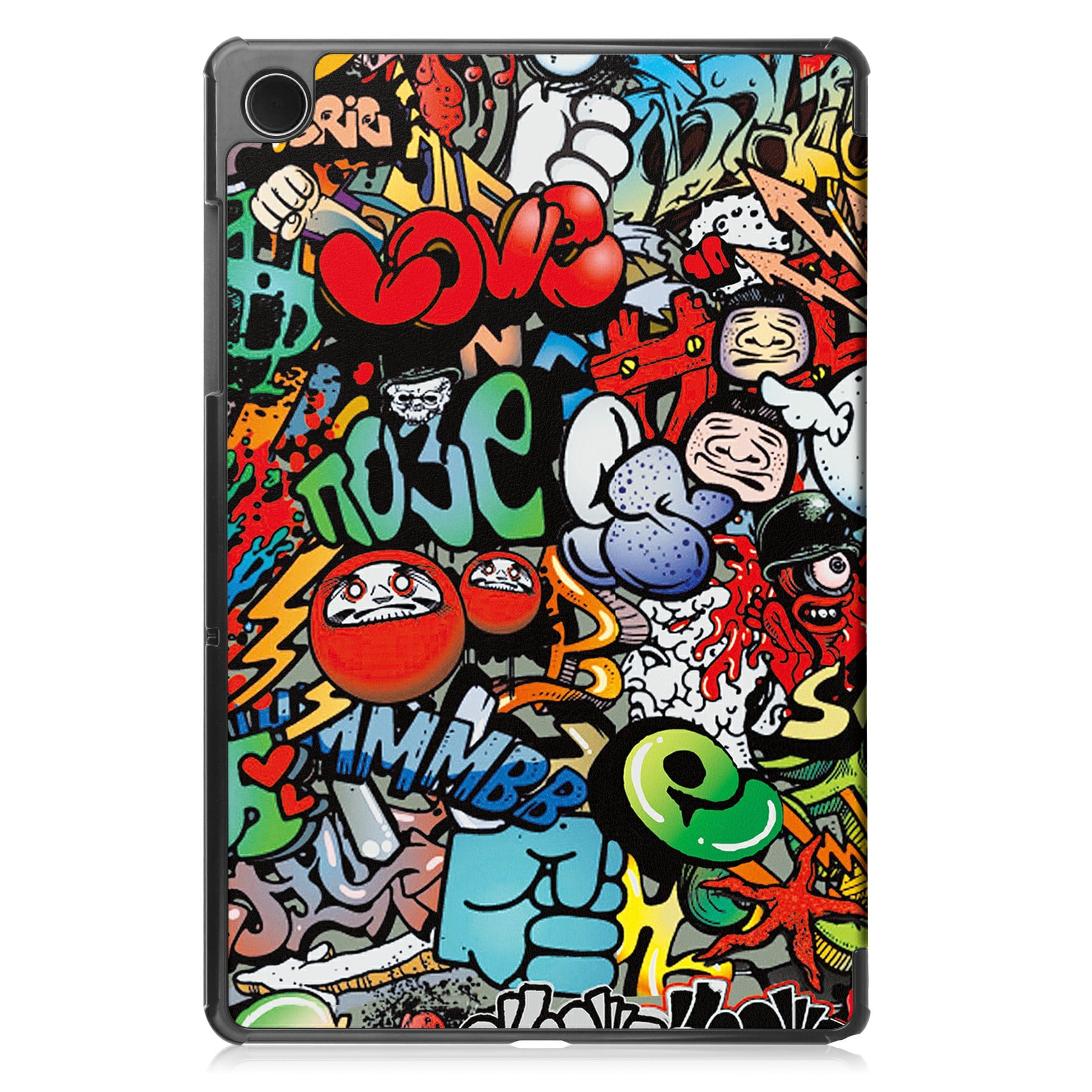 Samsung Galaxy Tab A11 Plus Tri-Fold Fodral, Graffiti