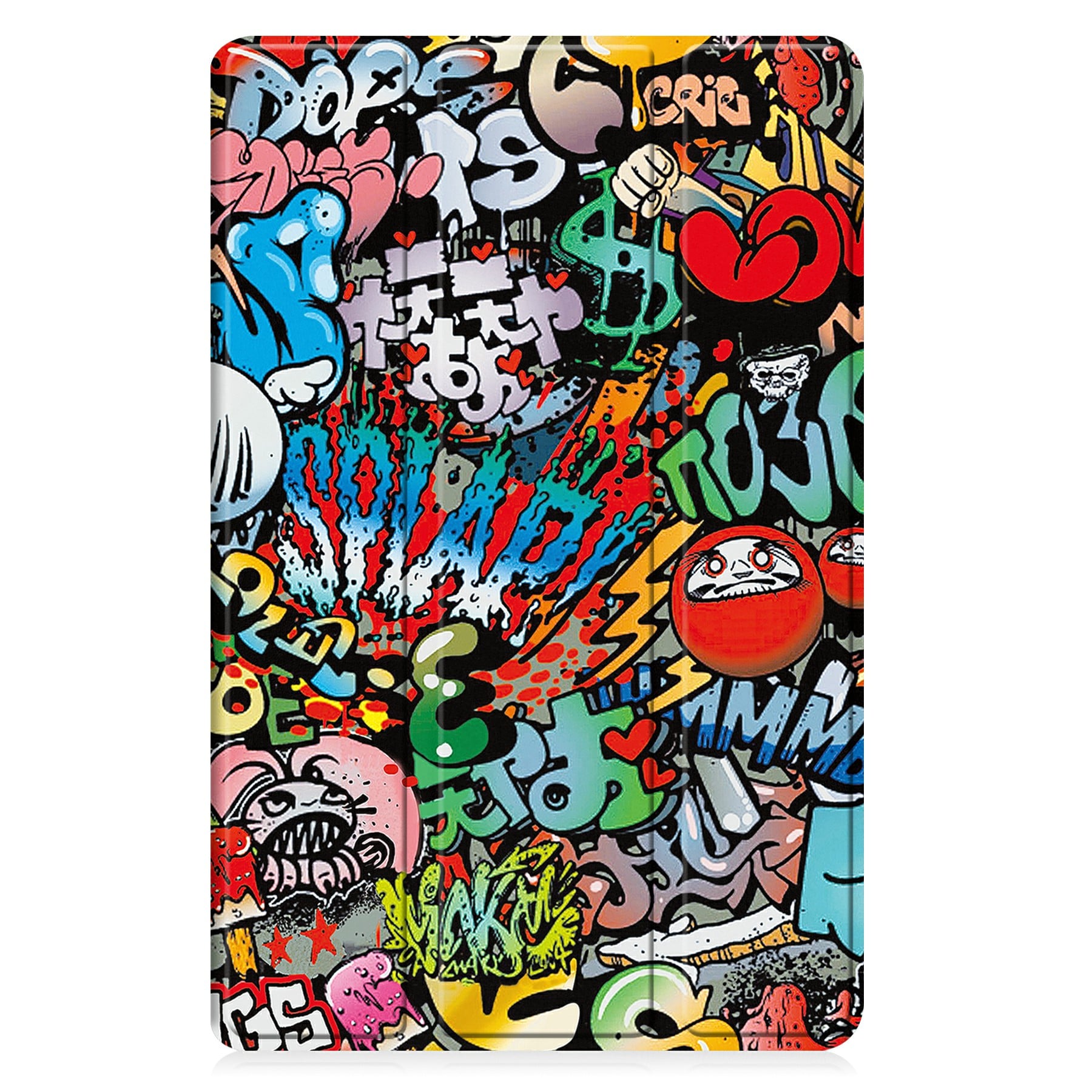 Samsung Galaxy Tab A11 Plus Tri-Fold Fodral, Graffiti