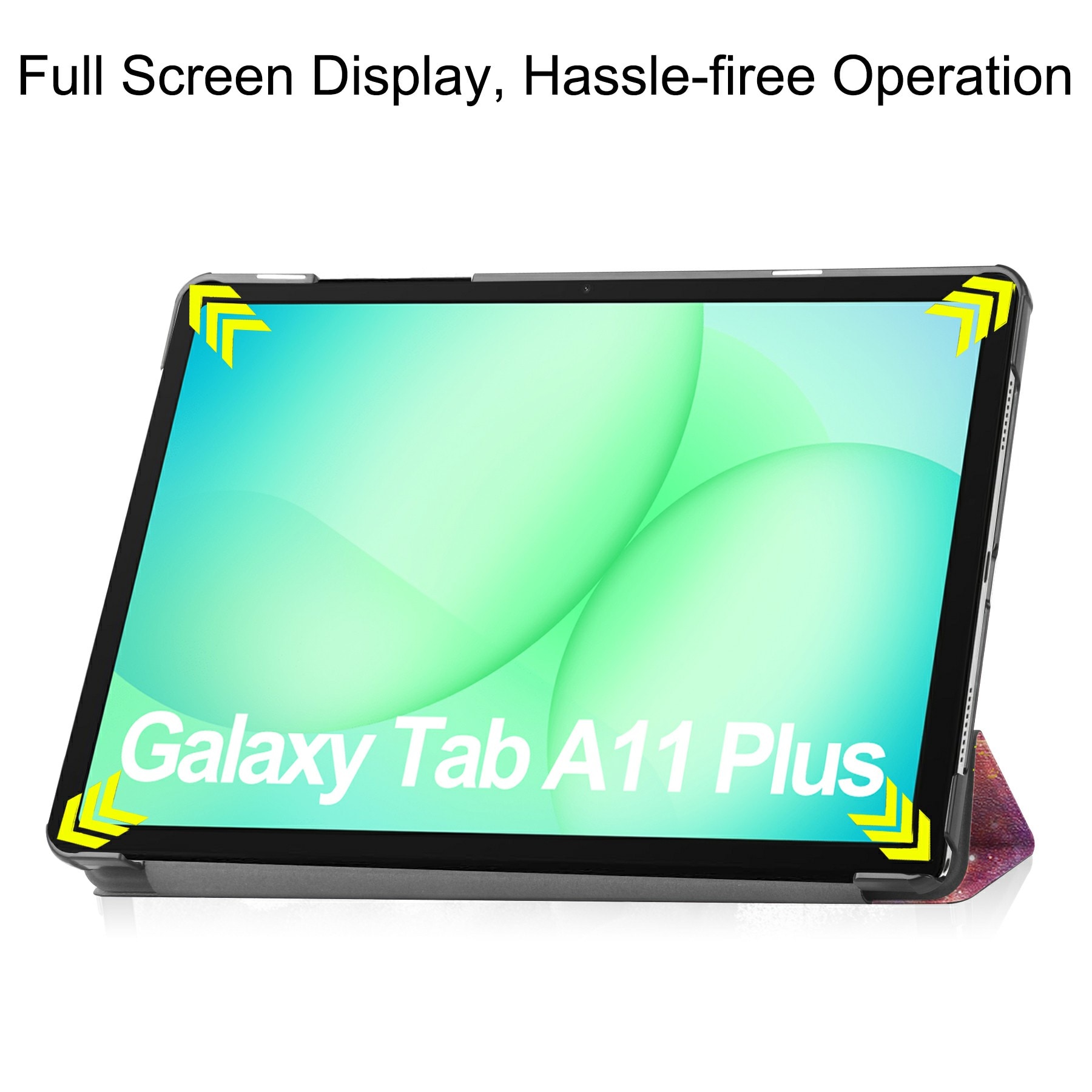 Samsung Galaxy Tab A11 Plus Tri-Fold Fodral, Rymd