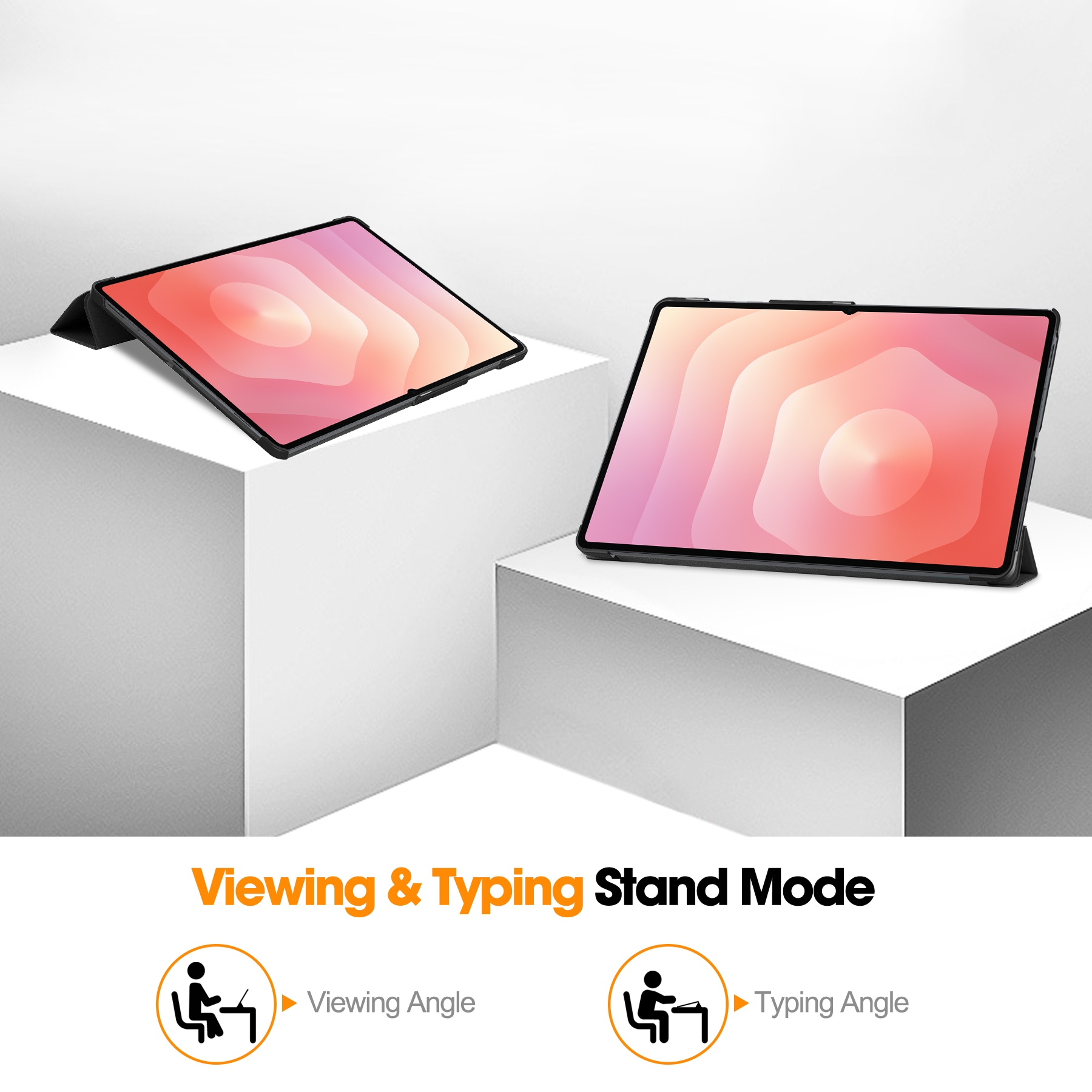 Samsung Galaxy Tab S11 Ultra Tri-Fold Fodral, Svart