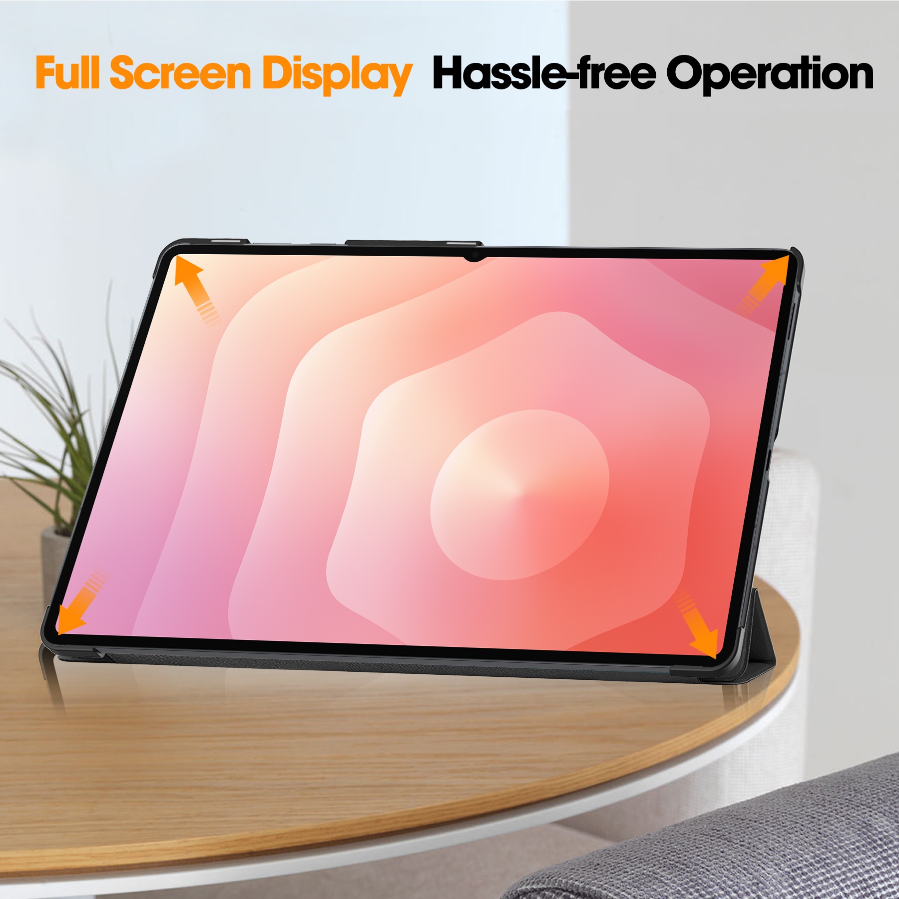 Samsung Galaxy Tab S11 Ultra Tri-Fold Fodral, Svart