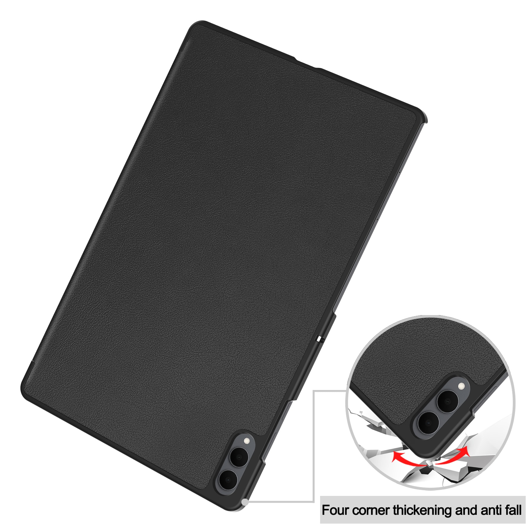 Samsung Galaxy Tab S11 Ultra Tri-Fold Fodral, Svart