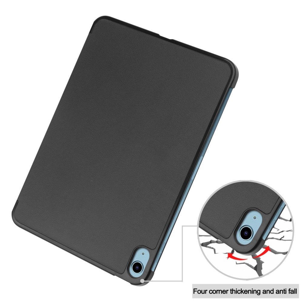 iPad 10.9 10th Gen (2022) Tri-Fold Fodral, svart