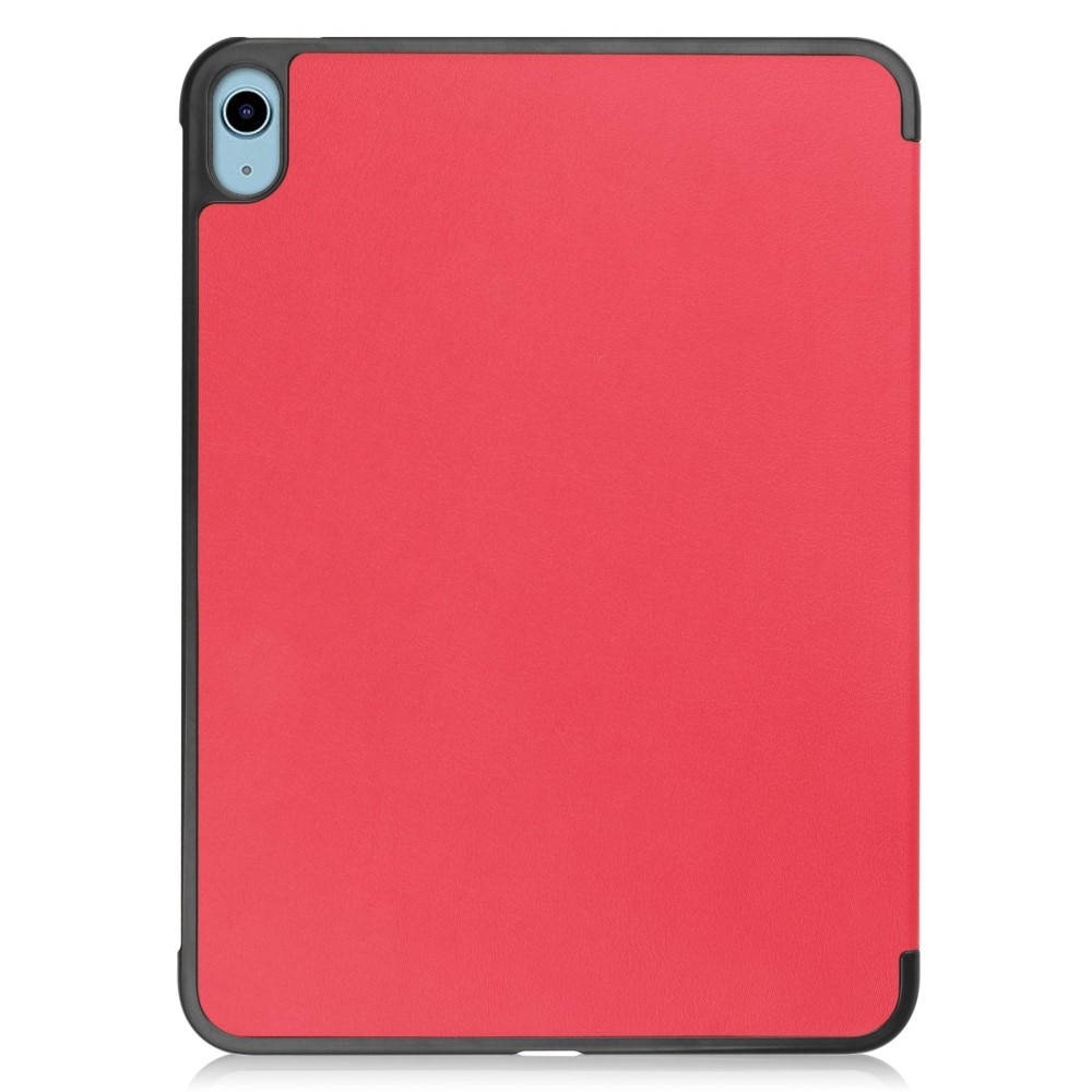iPad 10.9 10th Gen (2022) Tri-Fold Fodral, röd