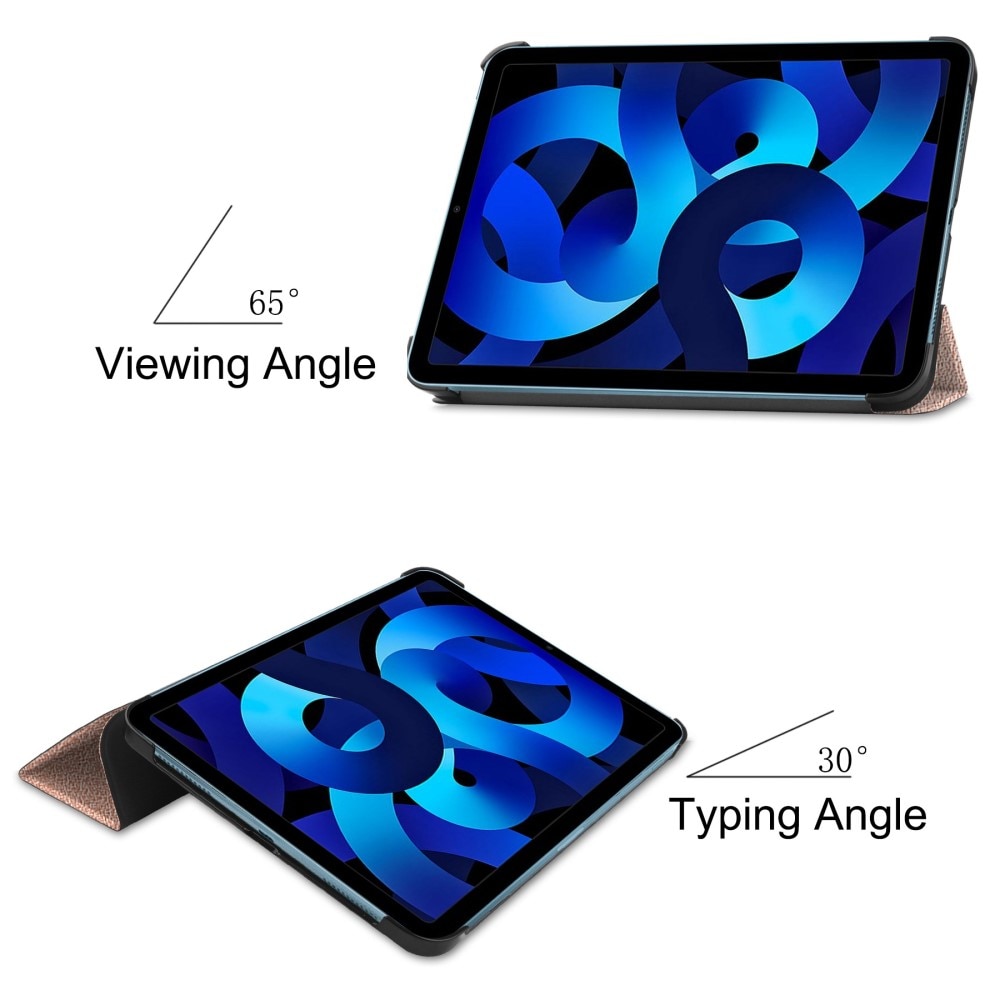 iPad 10.9 10th Gen (2022) Tri-Fold Fodral, roséguld