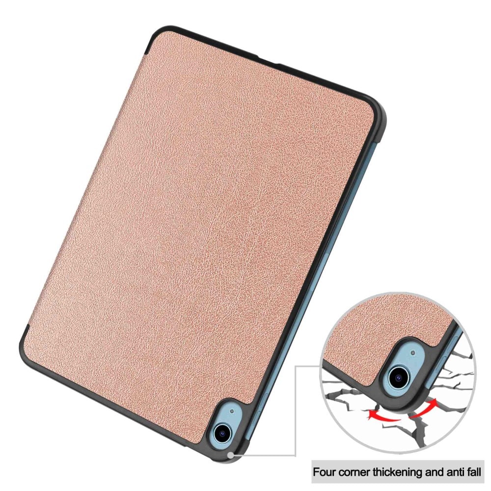 iPad 10.9 10th Gen (2022) Tri-Fold Fodral, roséguld