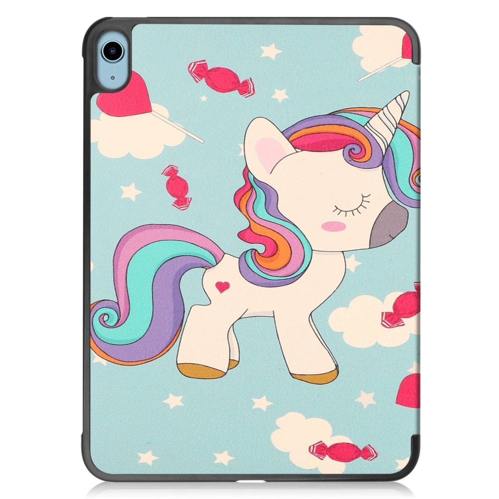 iPad 10.9 10th Gen (2022) Tri-Fold Fodral, unicorn