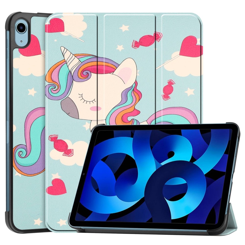 iPad 10.9 10th Gen (2022) Tri-Fold Fodral, unicorn