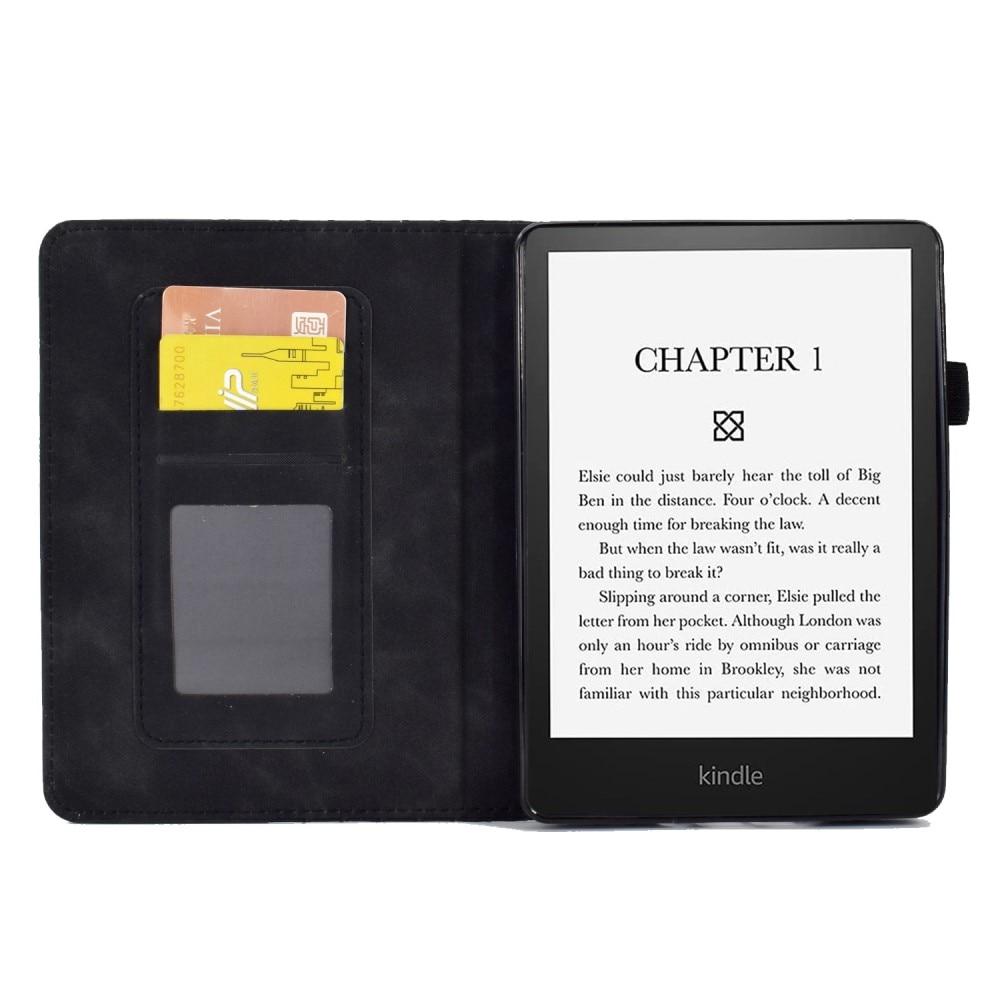 Amazon Kindle Paperwhite 11th gen (2021) Snyggt fodral med kortfack, svart