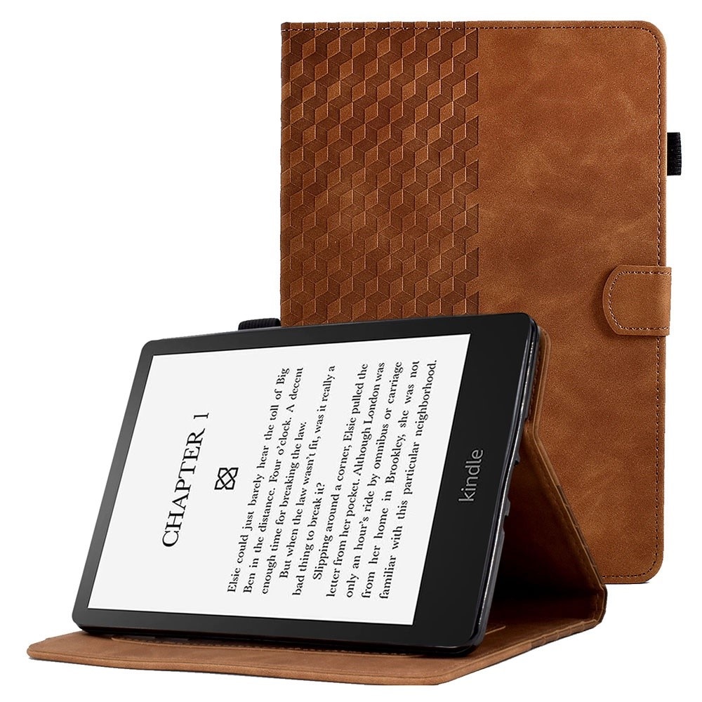 Amazon Kindle Paperwhite Signature Edition (2023) Snyggt fodral med kortfack, brun