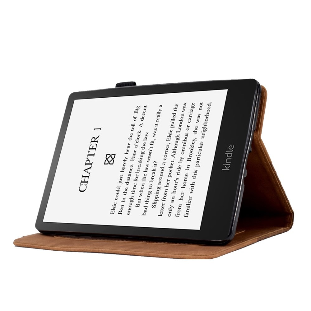 Amazon Kindle Paperwhite 11th gen (2021) Snyggt fodral med kortfack, brun