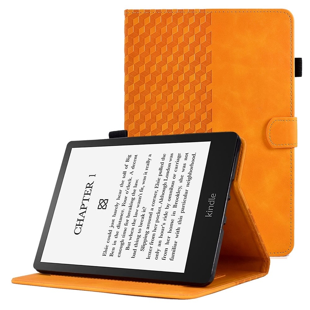 Amazon Kindle Paperwhite Signature Edition (2023) Snyggt fodral med kortfack, gul