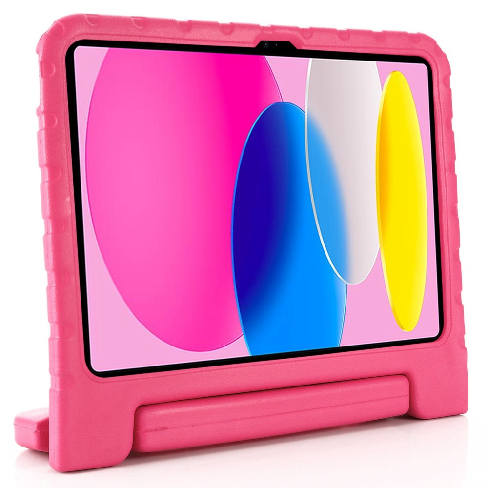 iPad 10.9 10th Gen (2022) Stöttåligt skal/fodral - Perfekt för barn, rosa