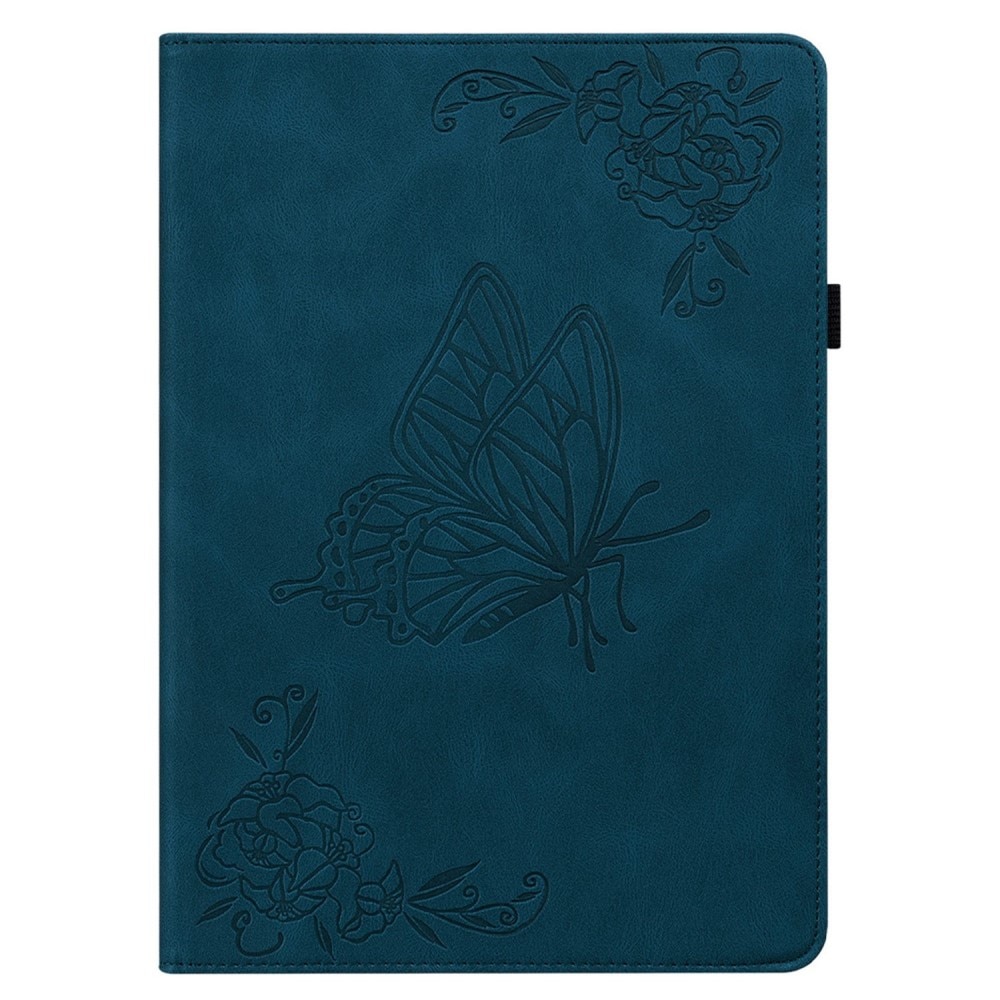 iPad 10.9 10th Gen (2022) blå Fodral med fjärilar, blå