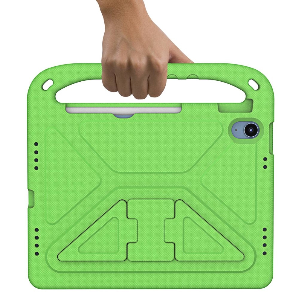 iPad 10.9 10th Gen (2022) Stöttåligt skal/fodral med handtag - Perfekt för barn, grön