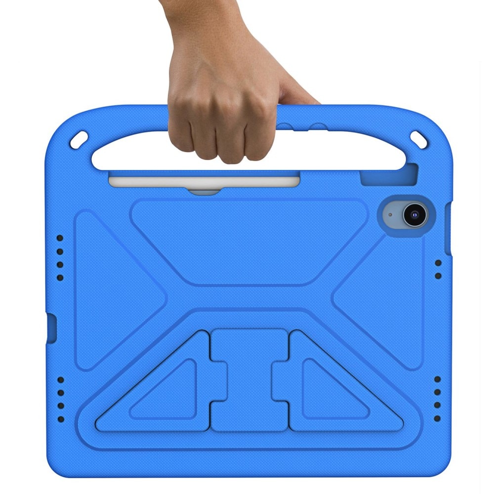 iPad 10.9 10th Gen (2022) Stöttåligt skal/fodral med handtag - Perfekt för barn, blå