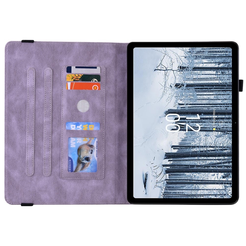  Nokia T21 Fodral med fjärilar, Lila