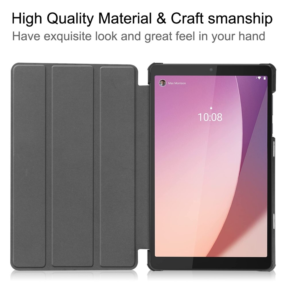 Lenovo Tab M8 (4th Gen) Tri-Fold Fodral, svart