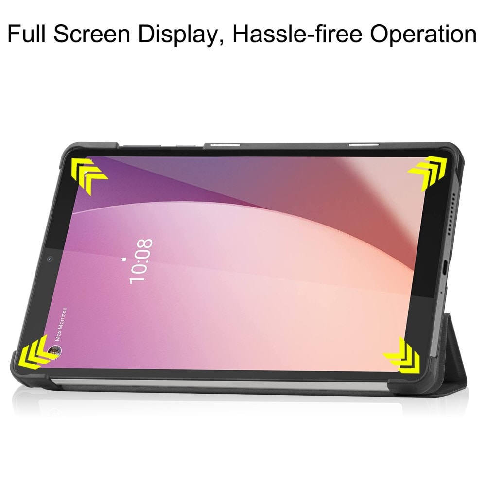 Lenovo Tab M8 (4th Gen) Tri-Fold Fodral, svart