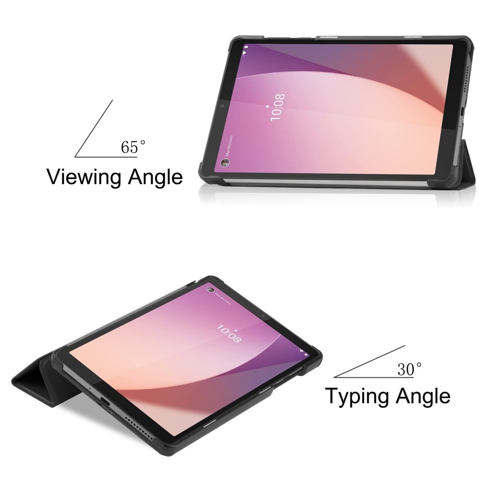 Lenovo Tab M8 (4th Gen) Tri-Fold Fodral, svart