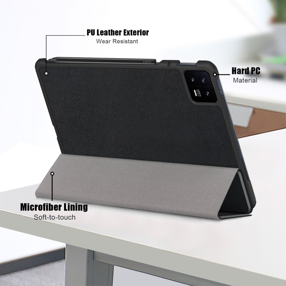 Xiaomi Pad 6 Tri-Fold Fodral, svart