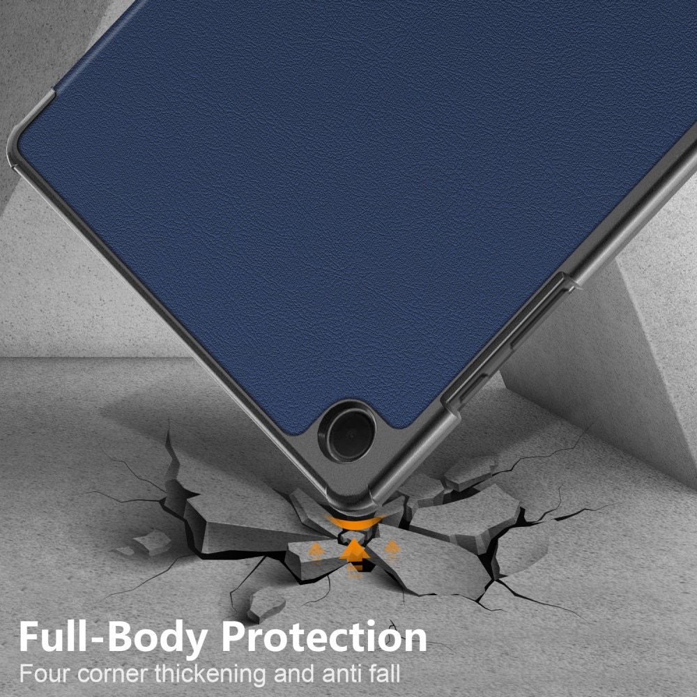 Samsung Galaxy Tab A9 Plus Tri-Fold Fodral, blå