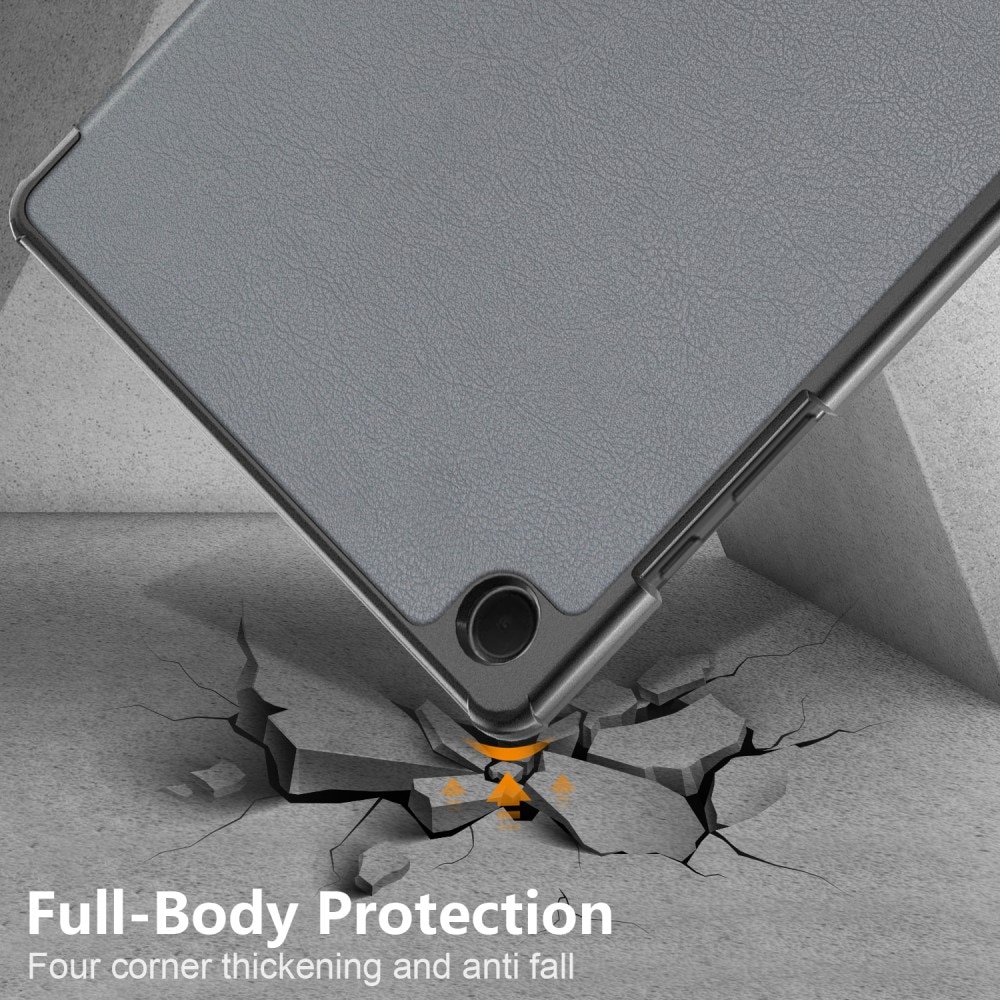 Samsung Galaxy Tab A9 Plus Tri-Fold Fodral, grå