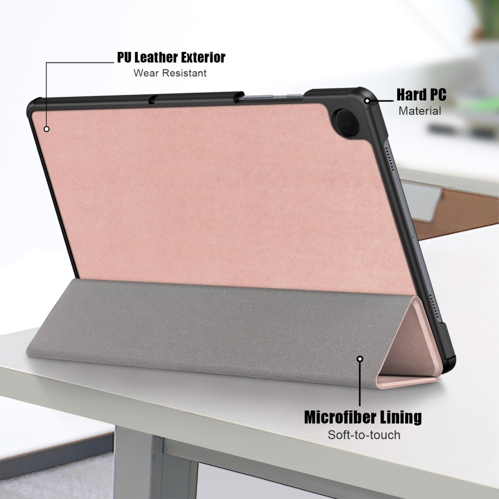 Samsung Galaxy Tab A9 Plus Tri-Fold Fodral, roséguld