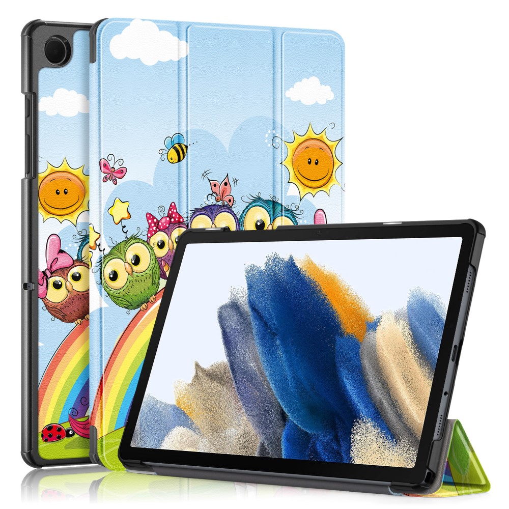 Samsung Galaxy Tab A9 Plus Tri-Fold Fodral, Flerfärgad/Mönster