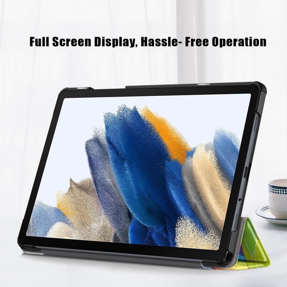 Samsung Galaxy Tab A9 Plus Tri-Fold Fodral, Flerfärgad/Mönster