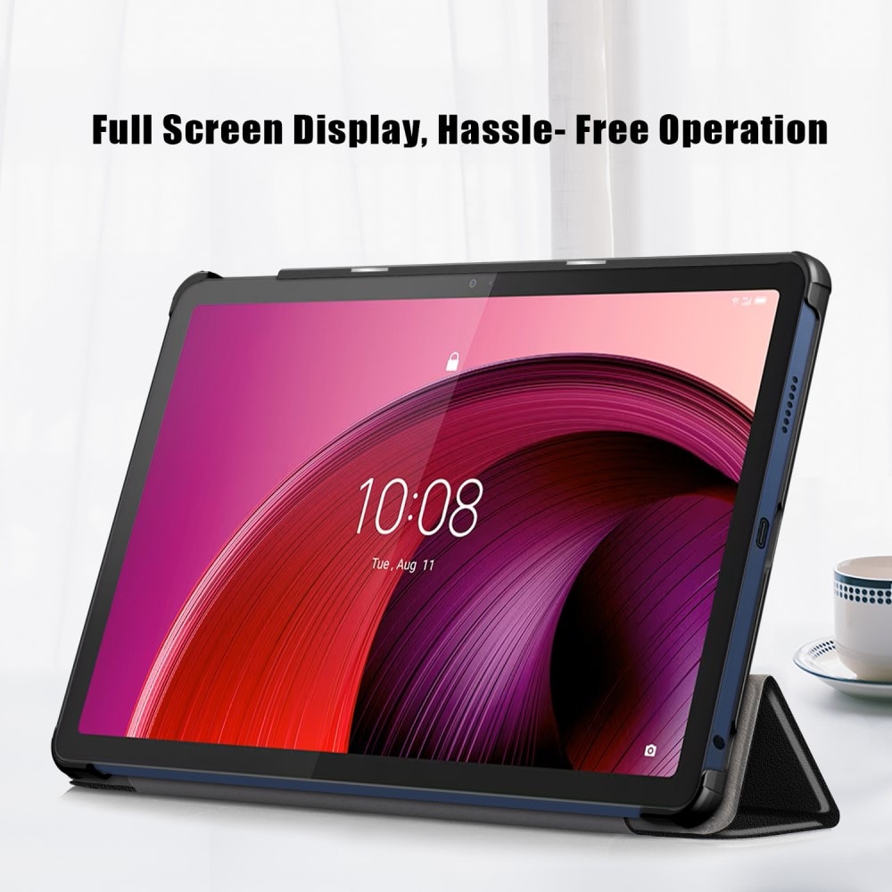 Lenovo Tab M10 5G Tri-Fold Fodral, svart