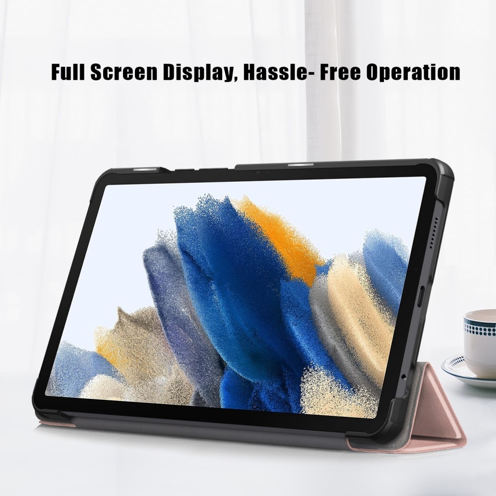 Samsung Galaxy Tab A9 Tri-Fold Fodral, roséguld