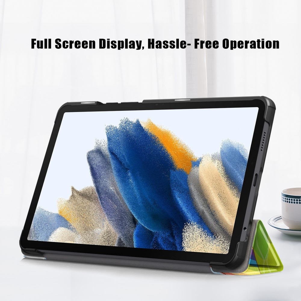 Samsung Galaxy Tab A9 Tri-Fold Fodral, Flerfärgad/Mönster