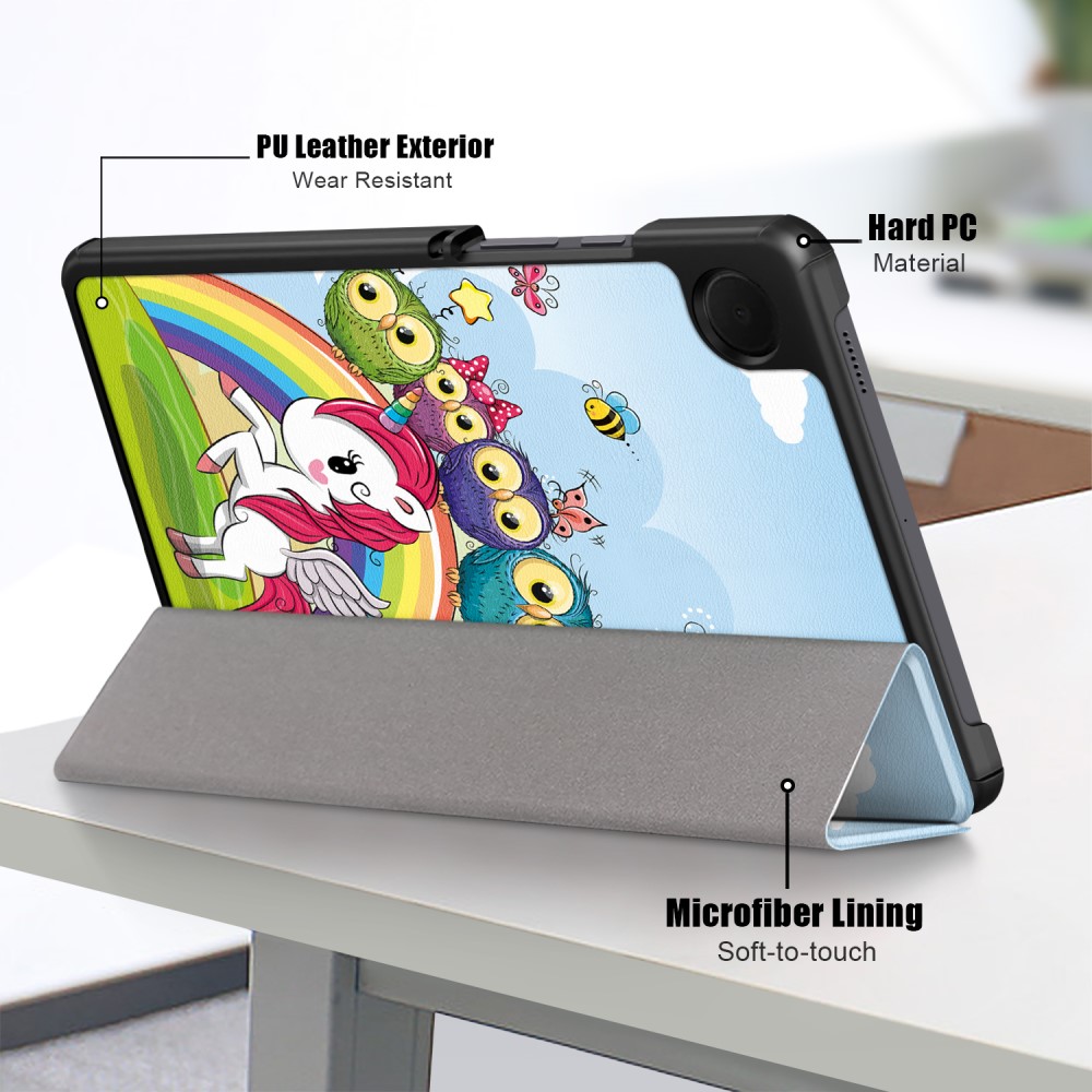 Samsung Galaxy Tab A9 Tri-Fold Fodral, Flerfärgad/Mönster
