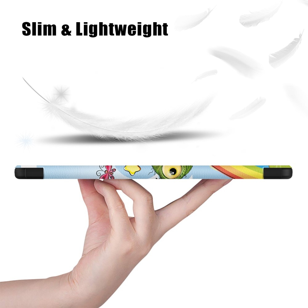 Samsung Galaxy Tab A9 Tri-Fold Fodral, Flerfärgad/Mönster