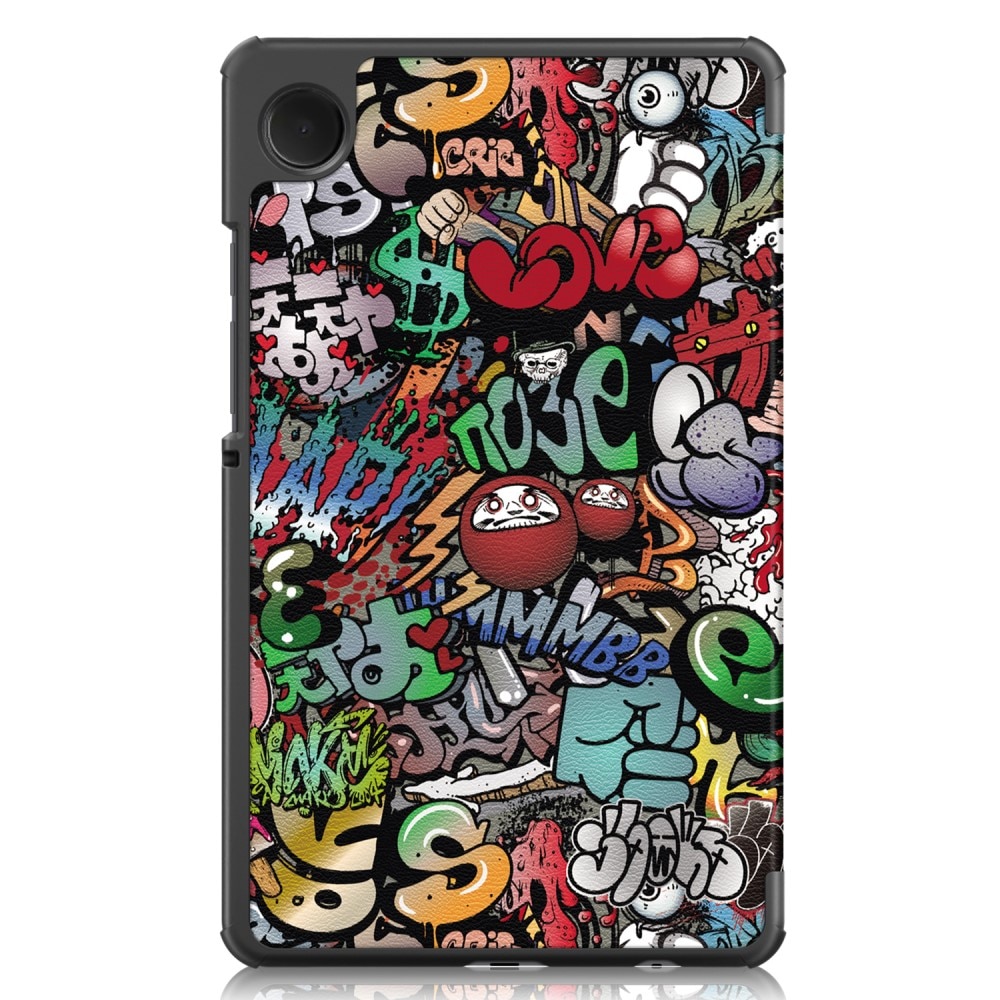 Samsung Galaxy Tab A9 - Tri-Fold Fodral, graffiti
