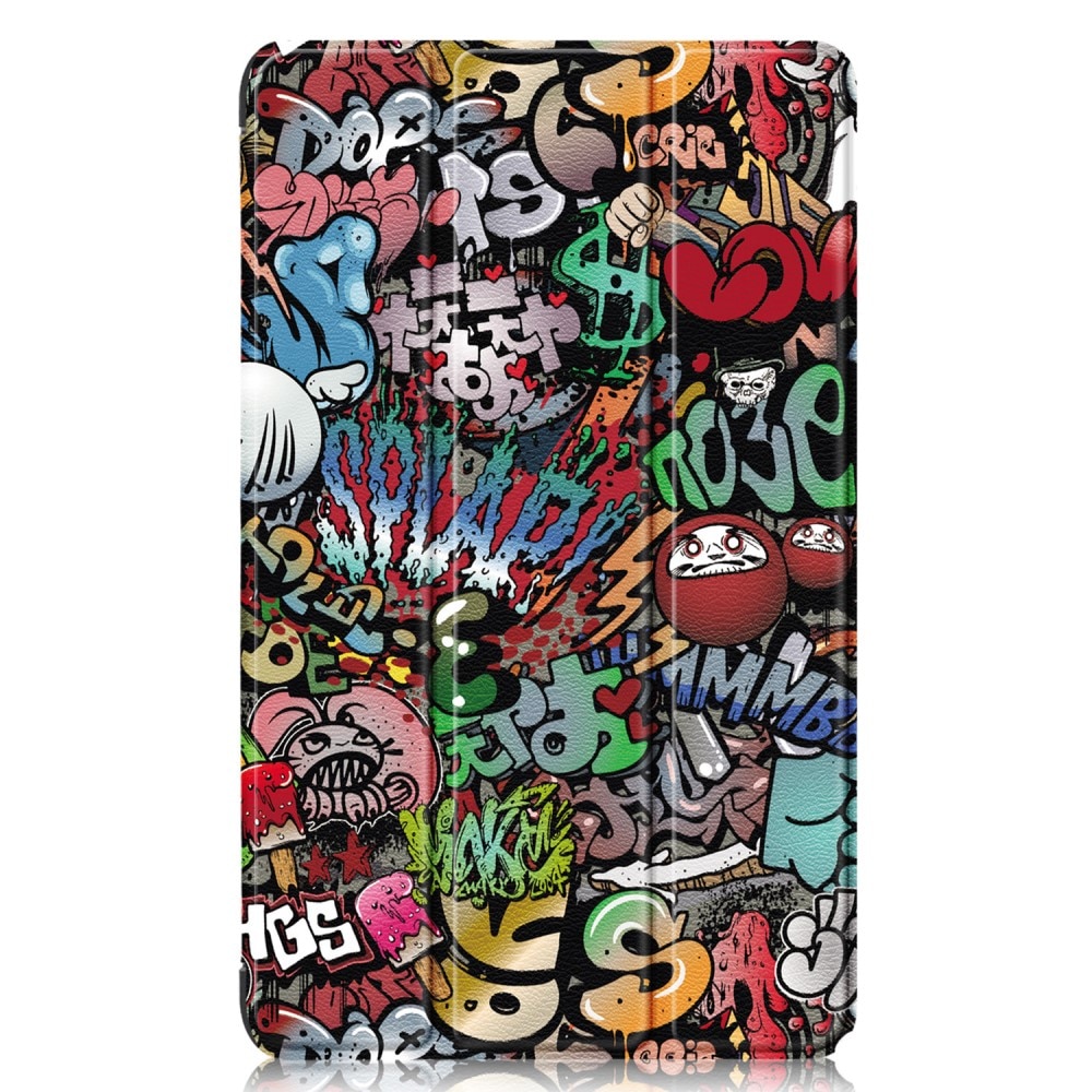 Samsung Galaxy Tab A9 - Tri-Fold Fodral, graffiti